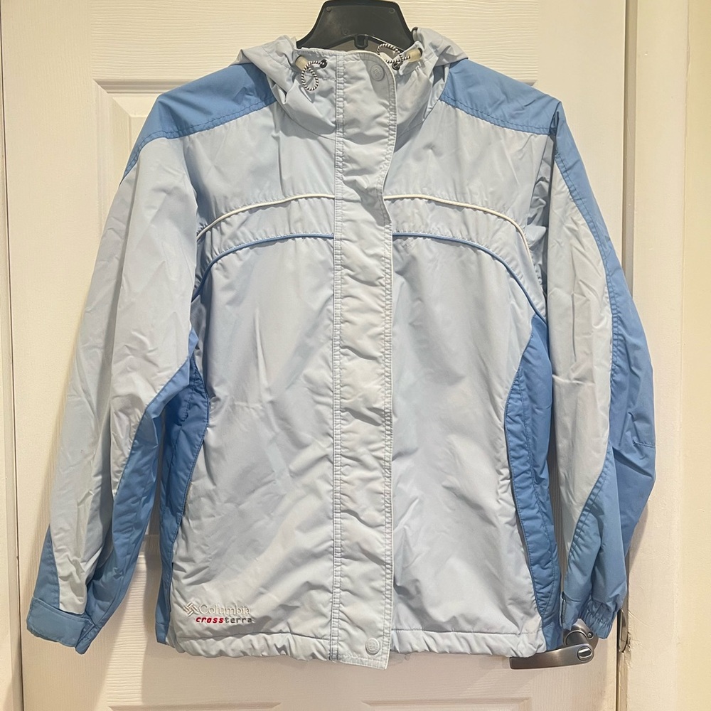 Columbia Full Zip Blue Jacket/Coat